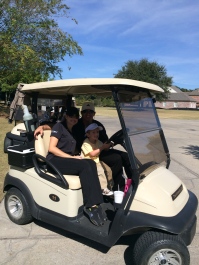 I GOT TO PLAY SOME GOLF WITH MOM & DAD AT OUR FUND RAISER - 